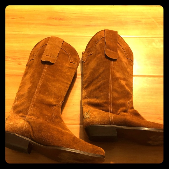 El Vaguero Shoes Vintage Suede Boots Made In Italy Poshmark